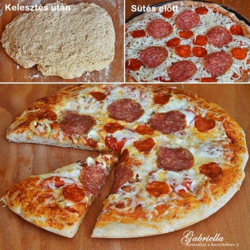 Teljes kirörlésű pizza