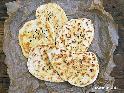 Indiai lepénykenyér (naan)