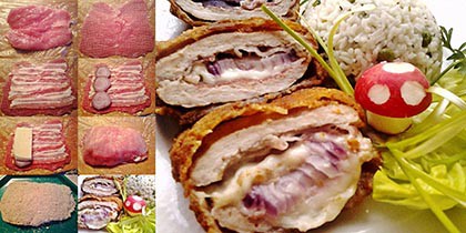 Parasztos cordon bleu (Józsi konyhája)