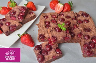 Paleo-vegán gesztenyés brownie