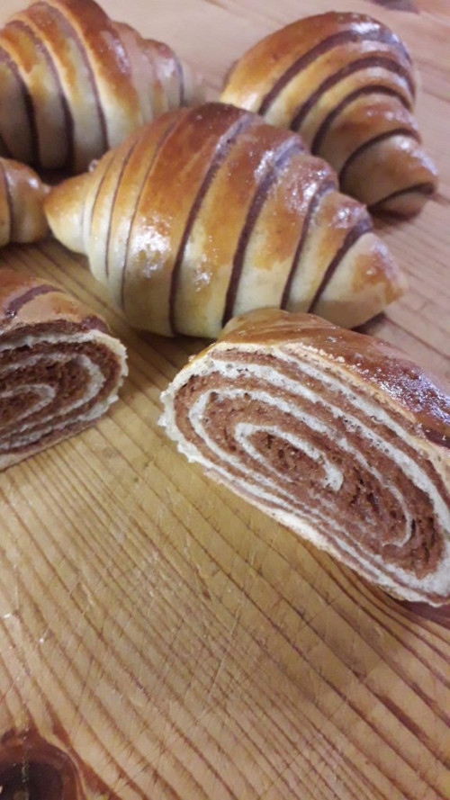 Mini kakaós croissant