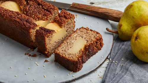 Quinoa-Birnen-Kuchen