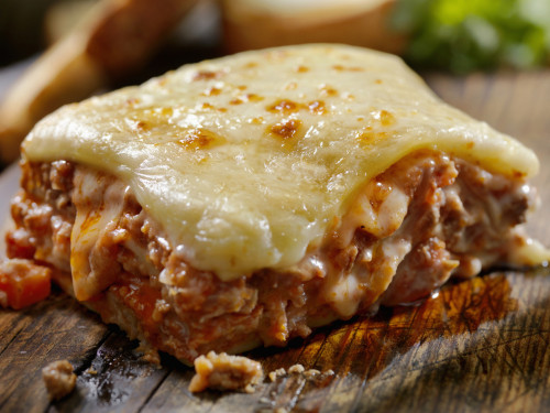 Dupla sajtos lasagne