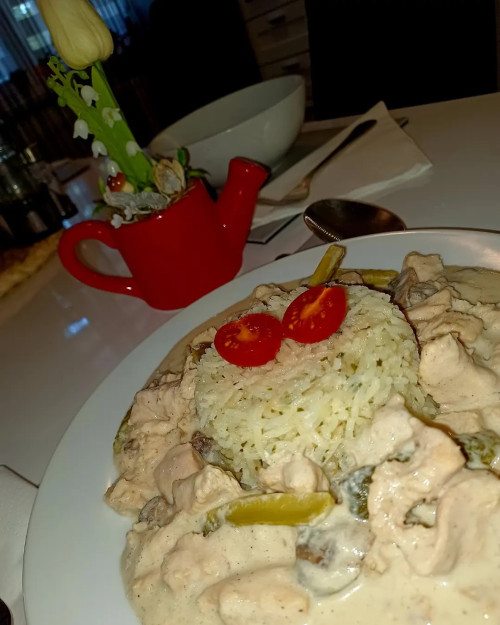 Stroganoff csirkemell