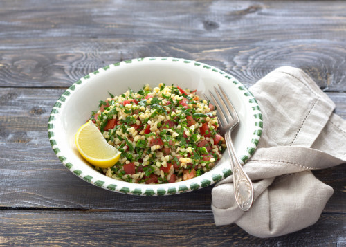 Tabbouleh - mediterrán saláta sok petrezselyemmel