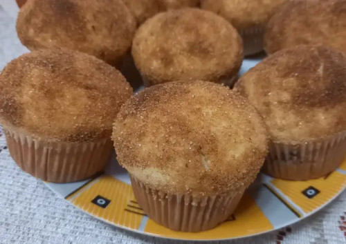 Fahéjas fánk muffin