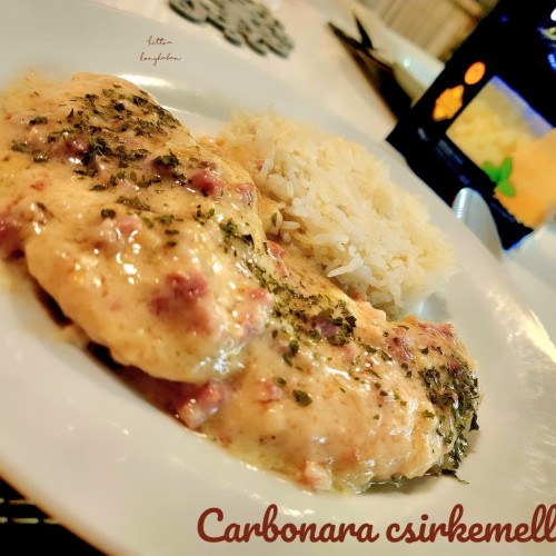 Carbonara csirkemell