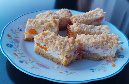 Quarck-Streuselkuchen mit Mandarine(von Johanna)