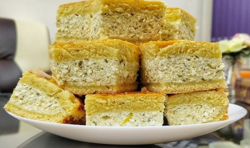 Dill- Rikotta-Kuchen